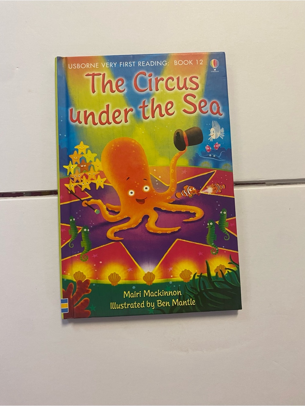 Born Kids Book - Orange Octopus with Blue & Purple Cover